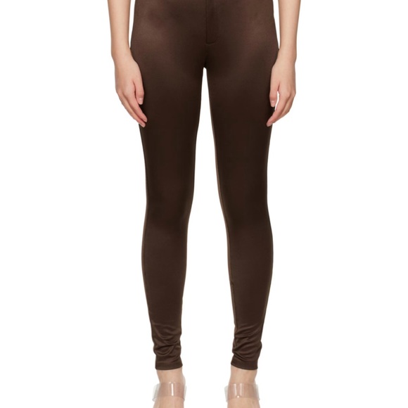 Skims brown disco trousers in xs - Picture 3 of 3